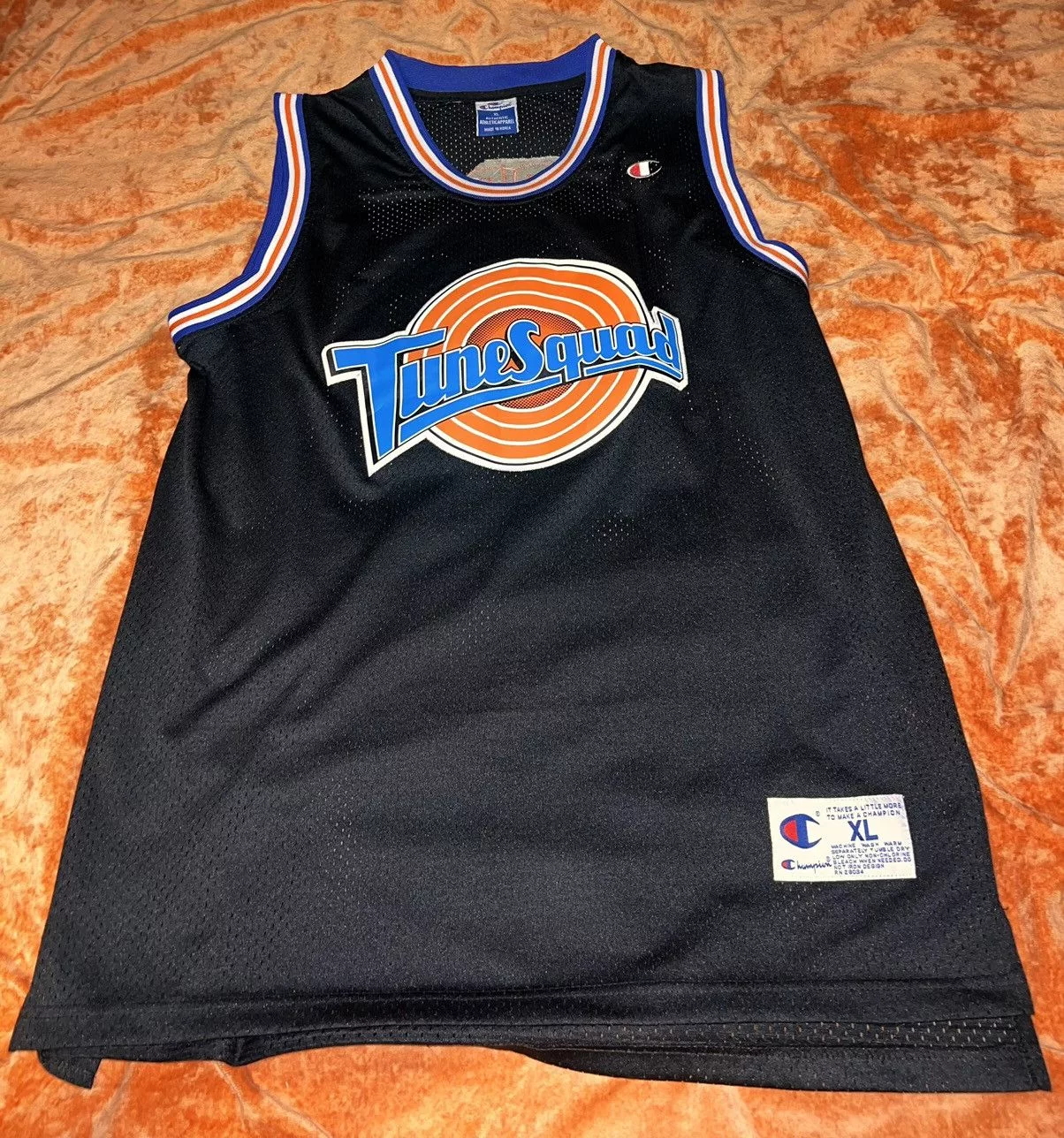 Champion Jerseys Michael Jordan Tune Squad jersey stitched champion Black