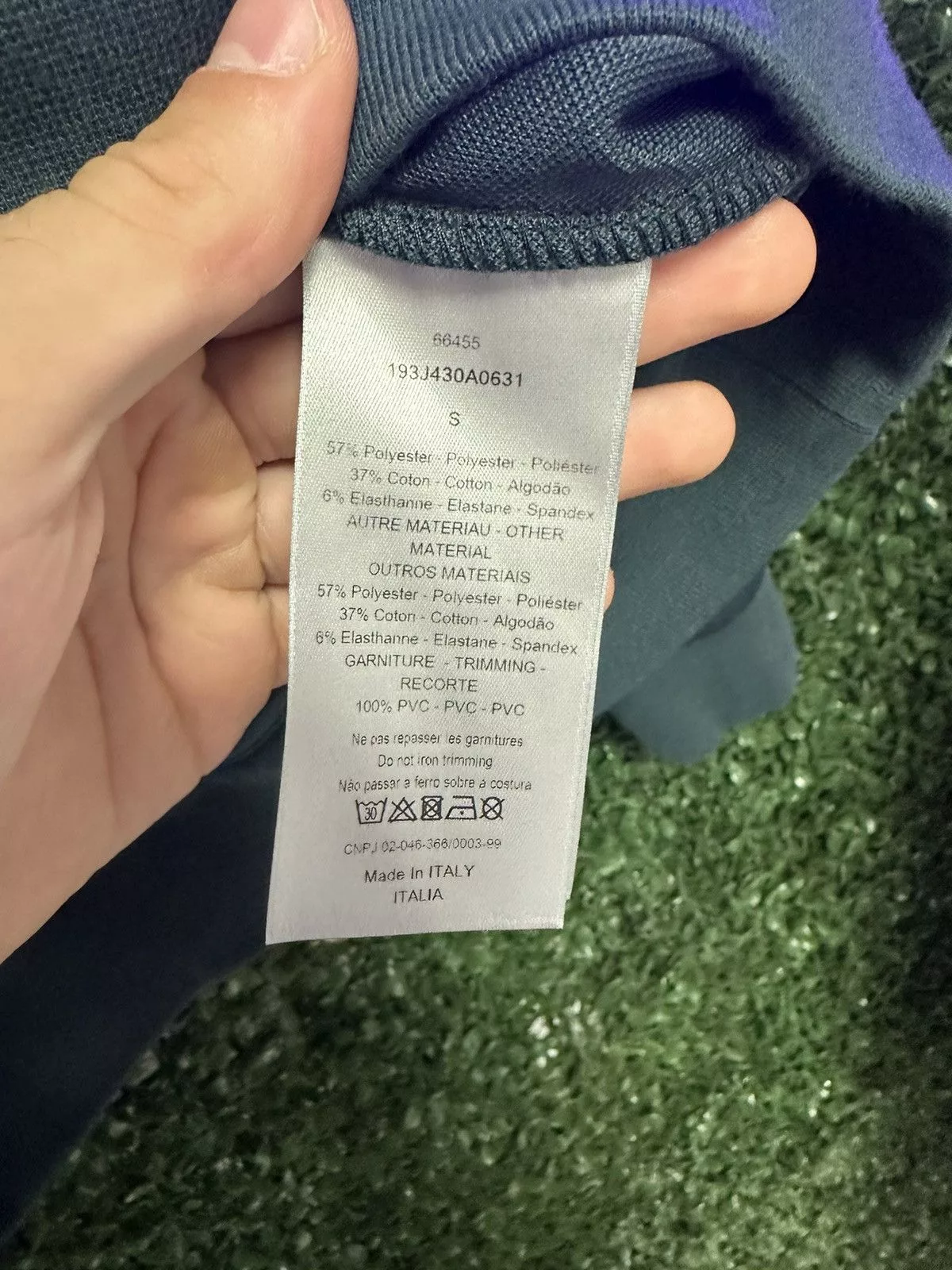 Dior Light Jackets Dior Zip Up Track Jacket Teal Blue