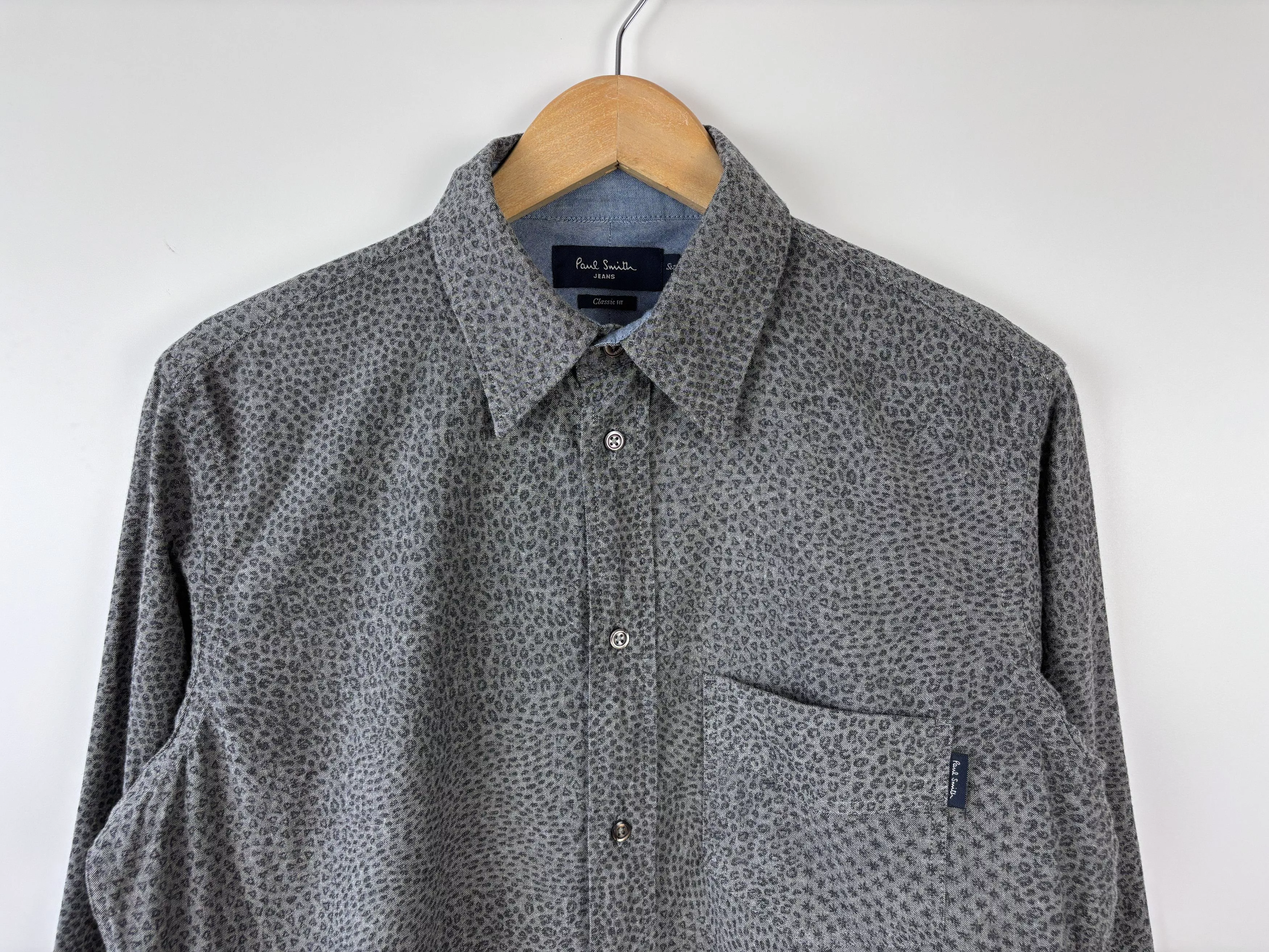 Paul Smith Shirts Button Ups Paul Smith Jeans Longsleeve Button Down Shirt Gray Size S