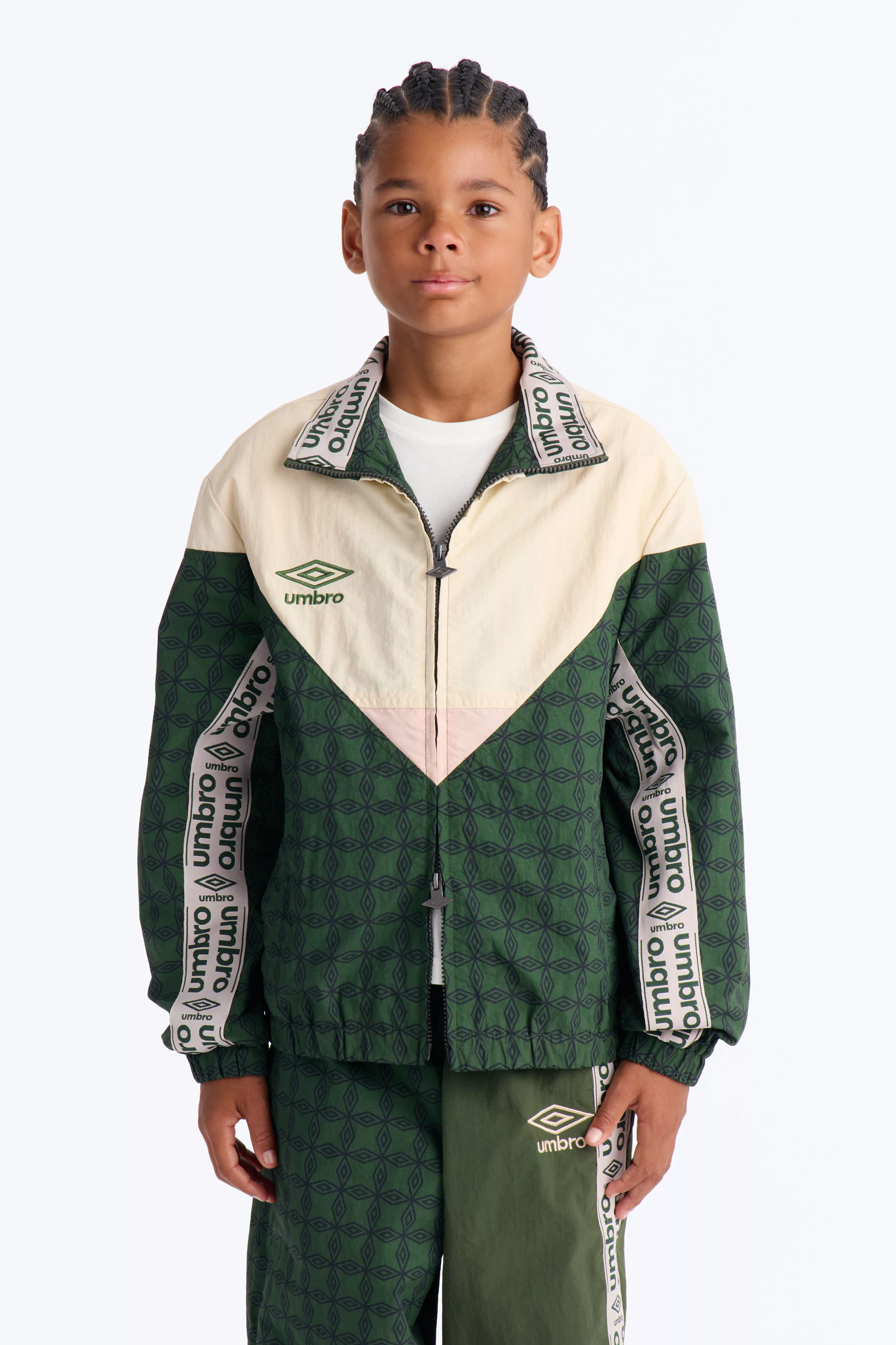 Mini Umbro Track Jacket - Green