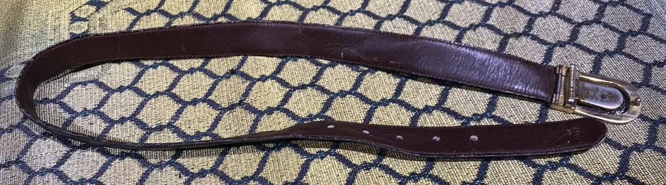 Celine Belts Celine × Vintage CELINE LEATHER BELT Black