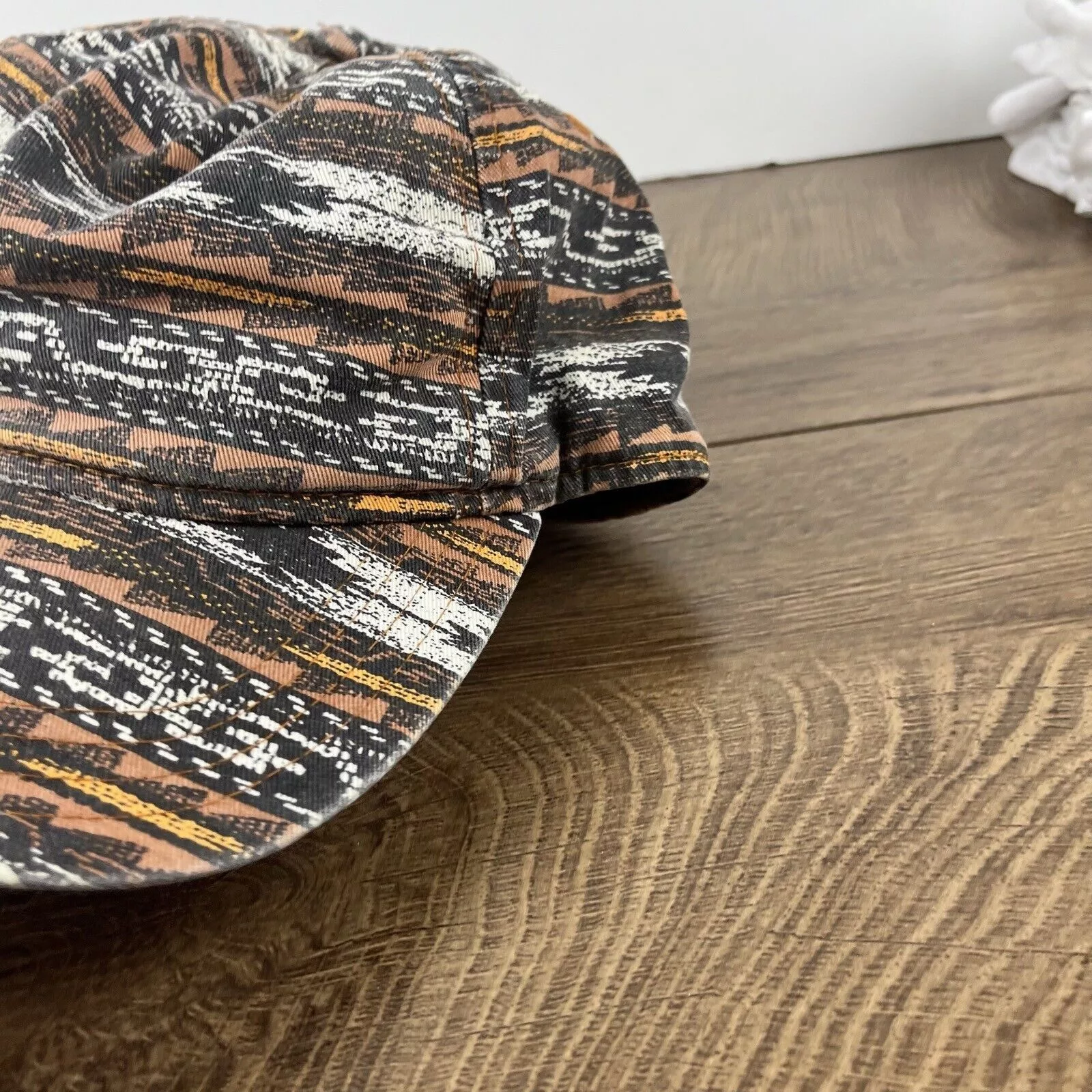 Vans Hats Vans Orange Brown Hat Adjustable Hat Orange Adjustable Hat A