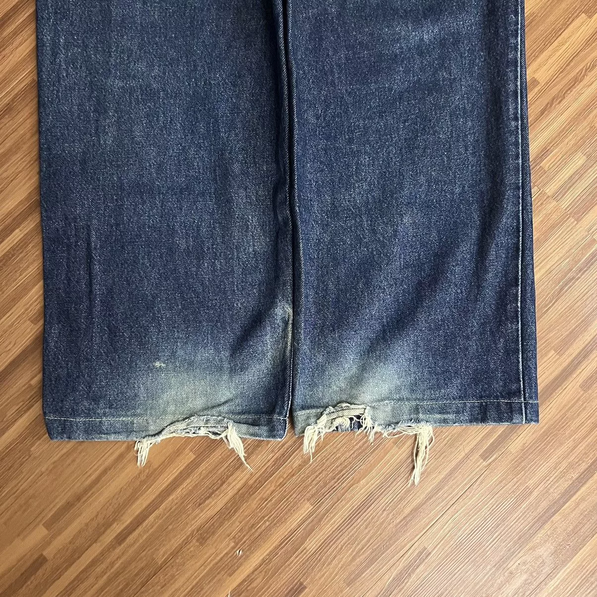 Avirex Denim “AVIREX” DISTRESS JEANS Blue Vintage