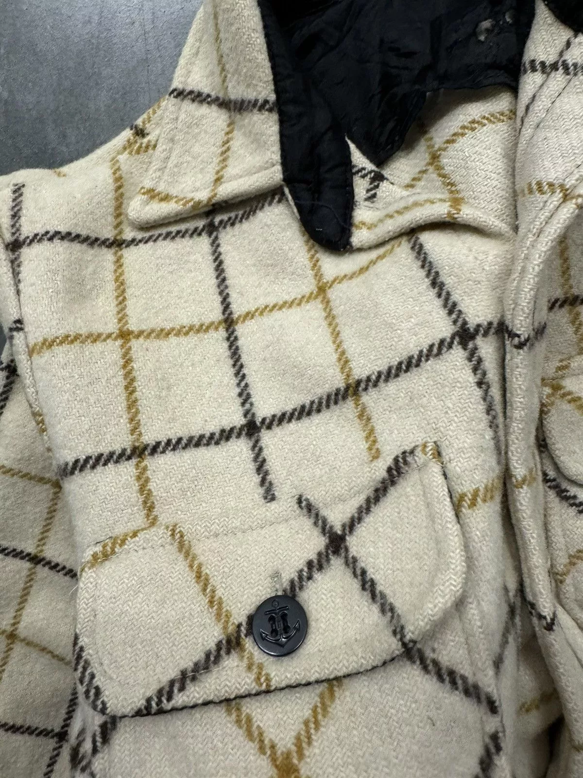 Vintage Light Jackets Vintage 60s Heavy Wool Plaid Shacket Multi