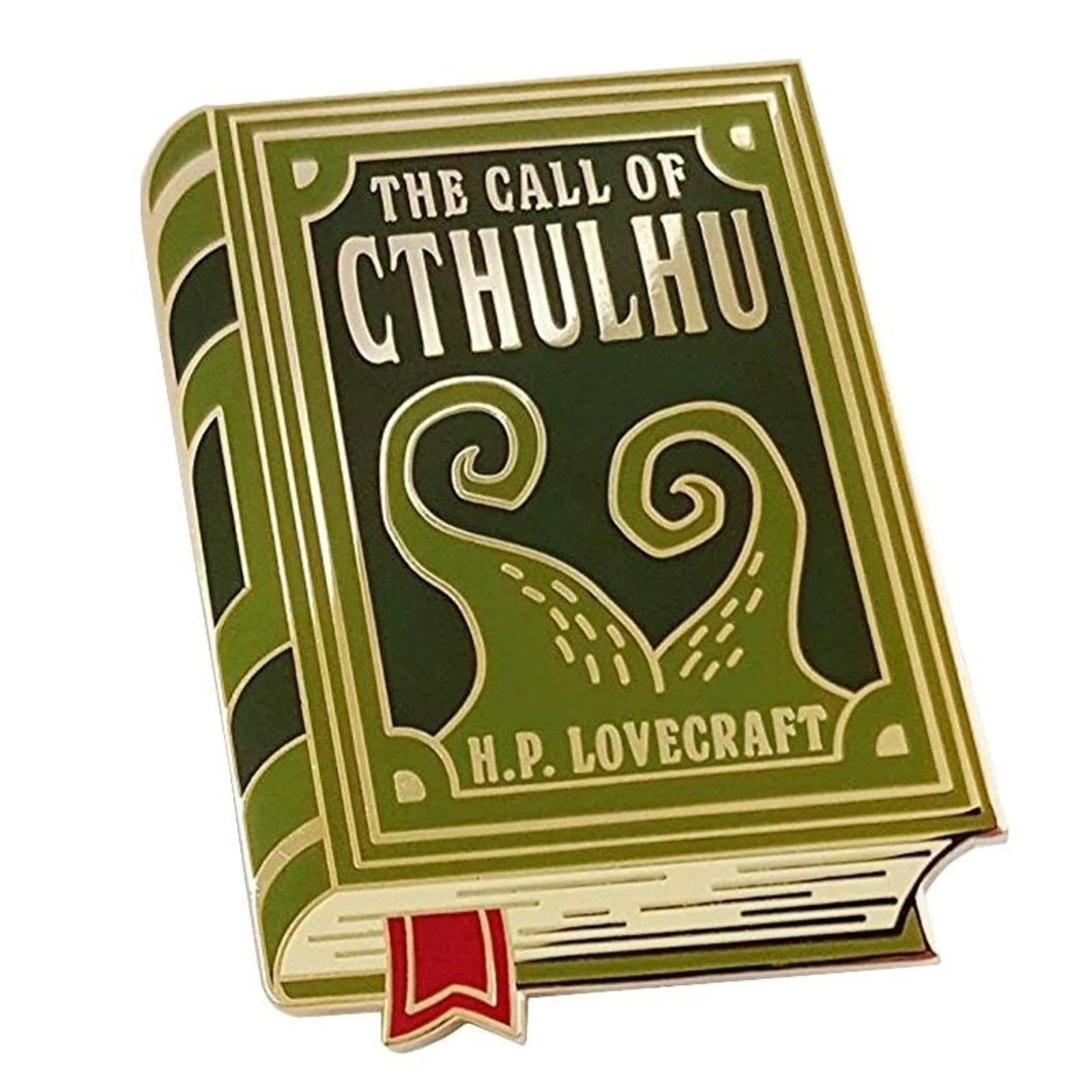 Other Brooches Other The Call of Cthulhu Book Necronomicon Monster Enamel Pin 331 Black