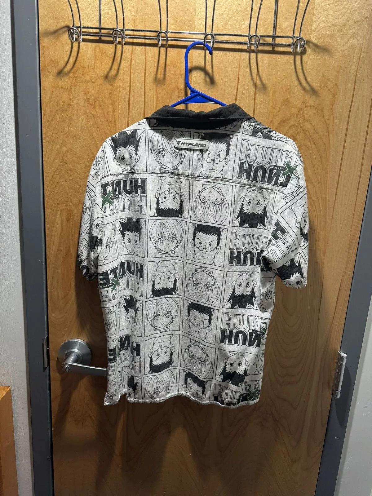 Hypland Shirts Button Ups Hypland HunterXHunter Button Up Shirt White