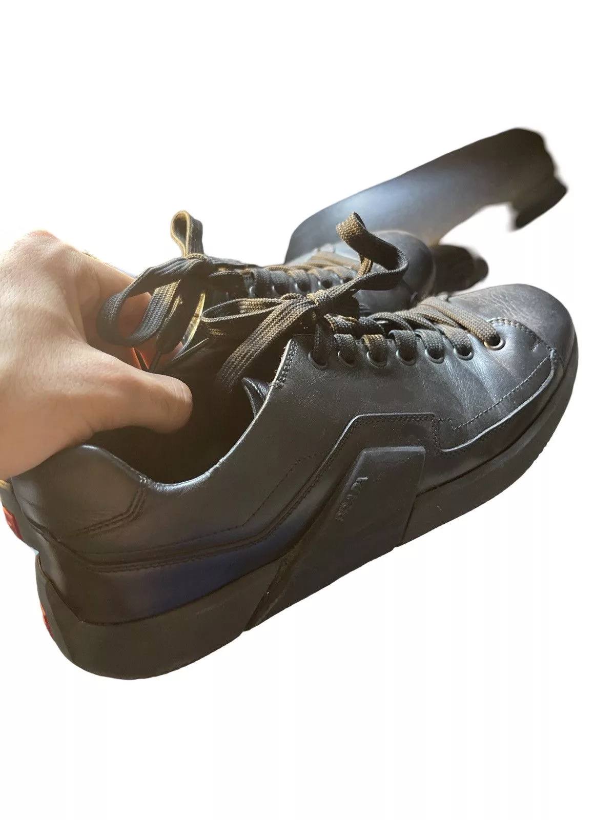 Prada Low Top Sneakers Prada Cup Sneakers Black