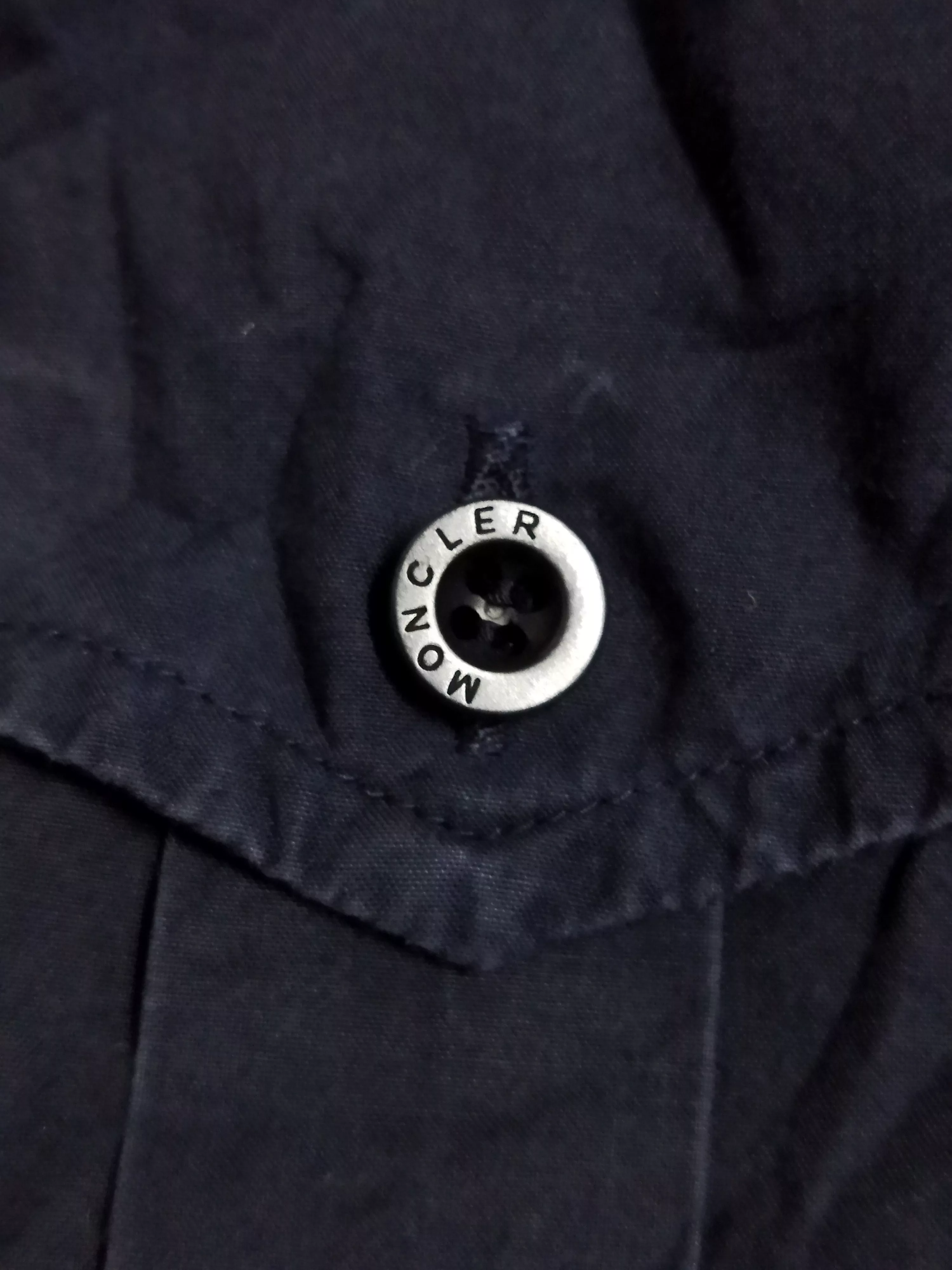 Moncler Shirts Button Ups Moncler Shirts Blue