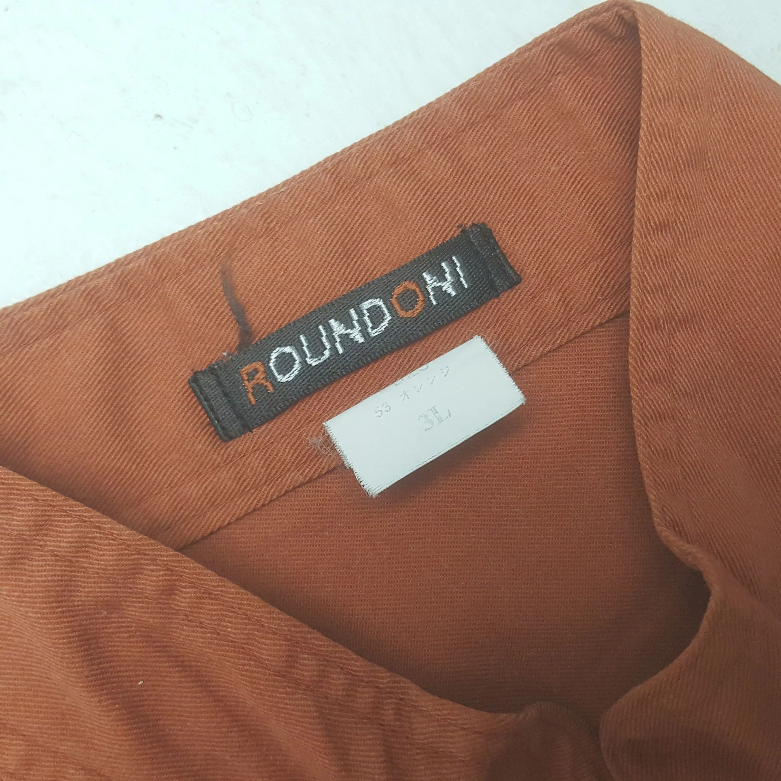 Nirvana Light Jackets Nirvana × Vintage Vintage Nirvana x Michelin Patches Work Coverall Jacket Orange Workwear