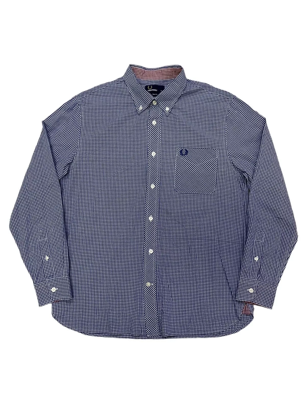 Fred Perry Shirts Button Ups Fred Perry Button Shirt Blue