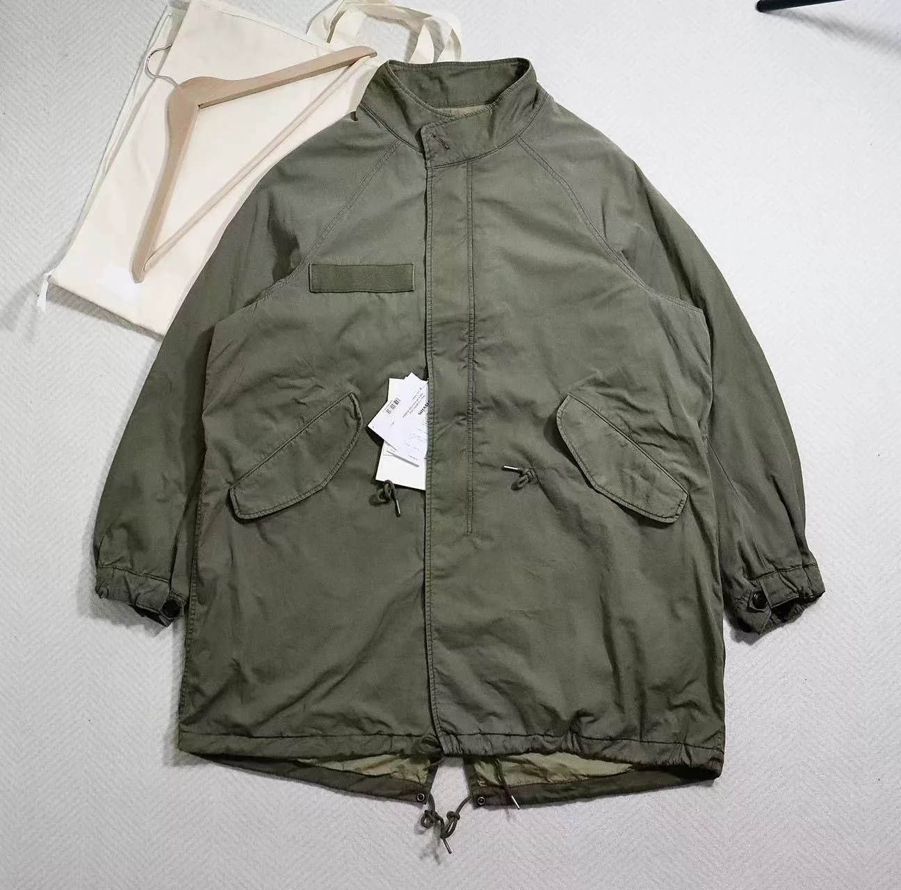Visvim Parkas Visvim 23aw Spot Six Five Fishtail Parka Green