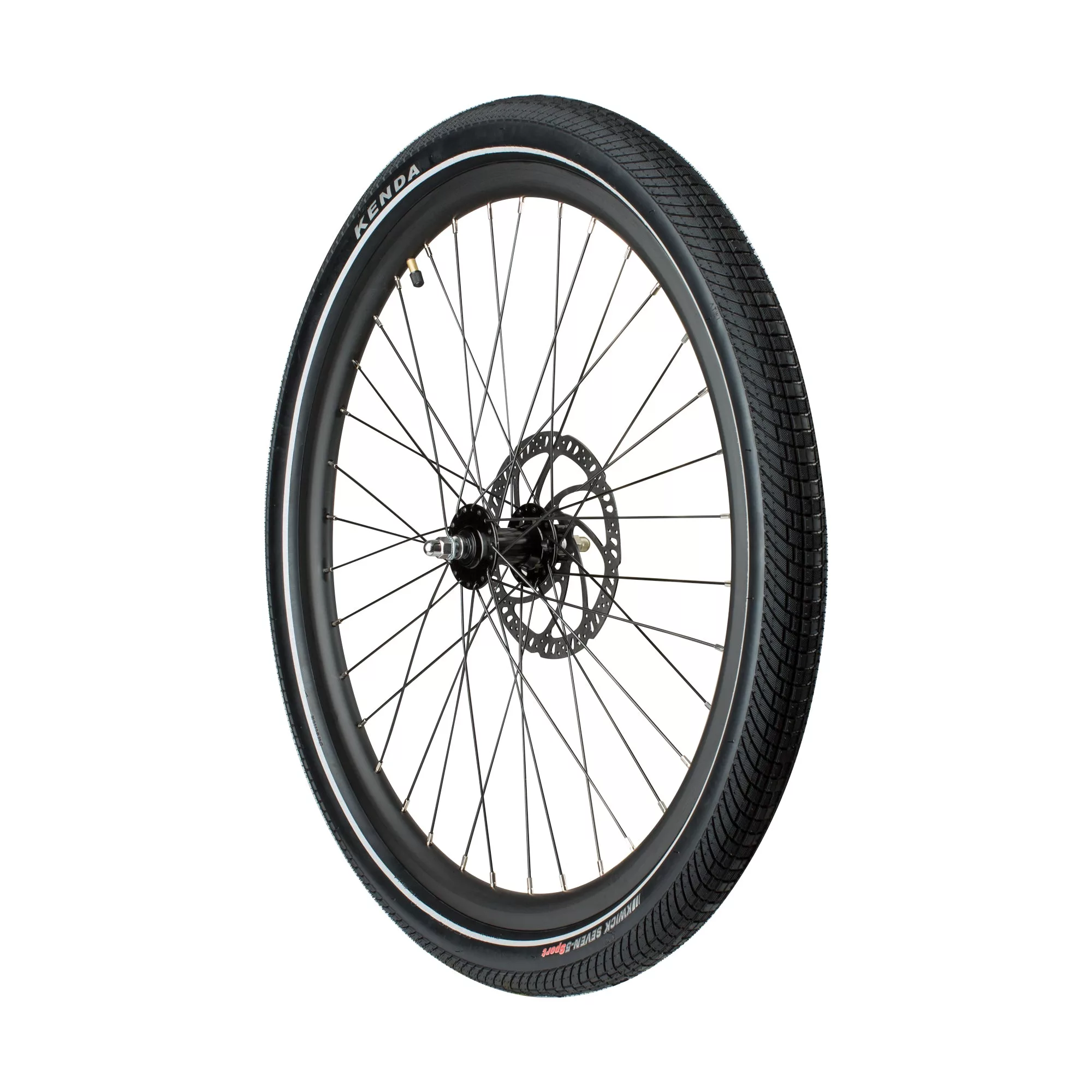 Aventon Complete Front Wheel Side View Pace 350 / Pace 500 SKUs: 19100-0700019