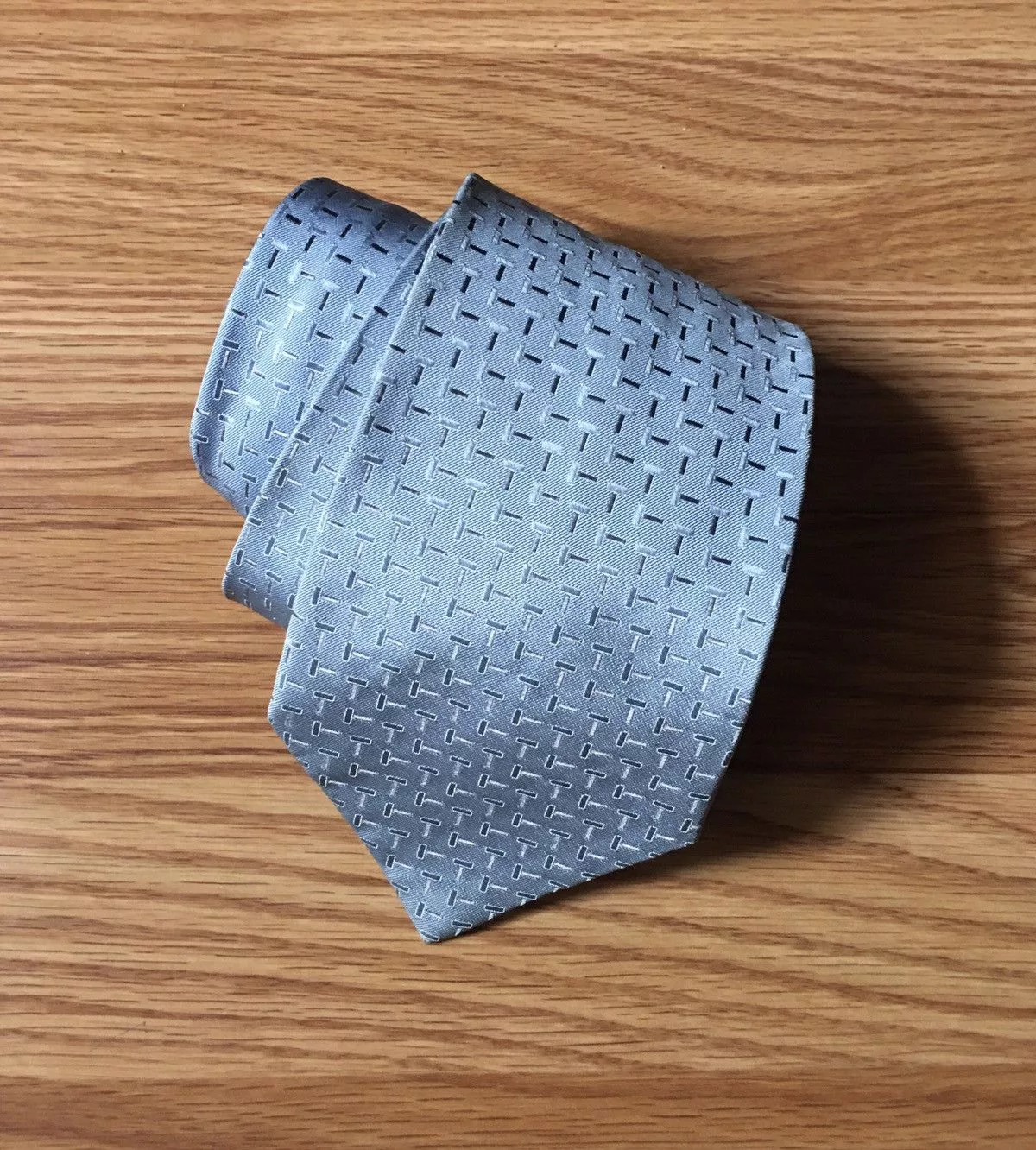 Balenciaga Ties Pocketsquares BALENCIAGA Pour Homme Blue Logo Silk Mens Tie
