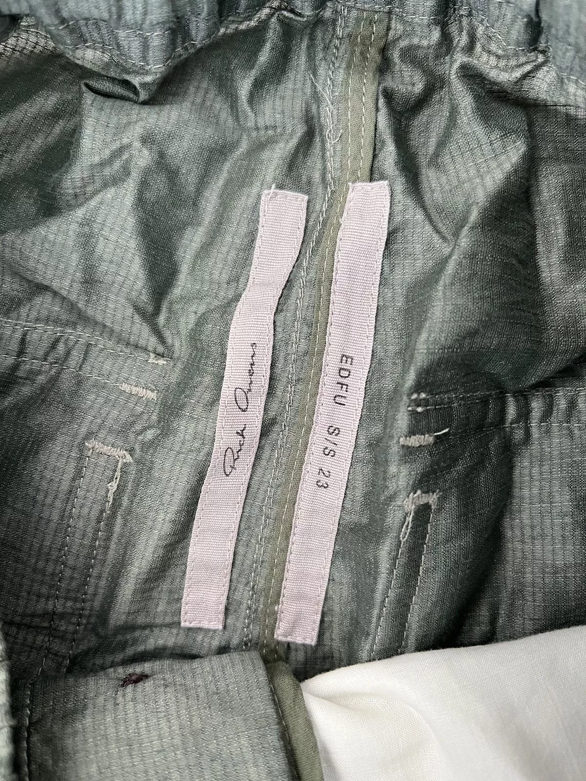 Rick Owens Cropped Pants Rick Owens “Edfu” SS23 Pants Green