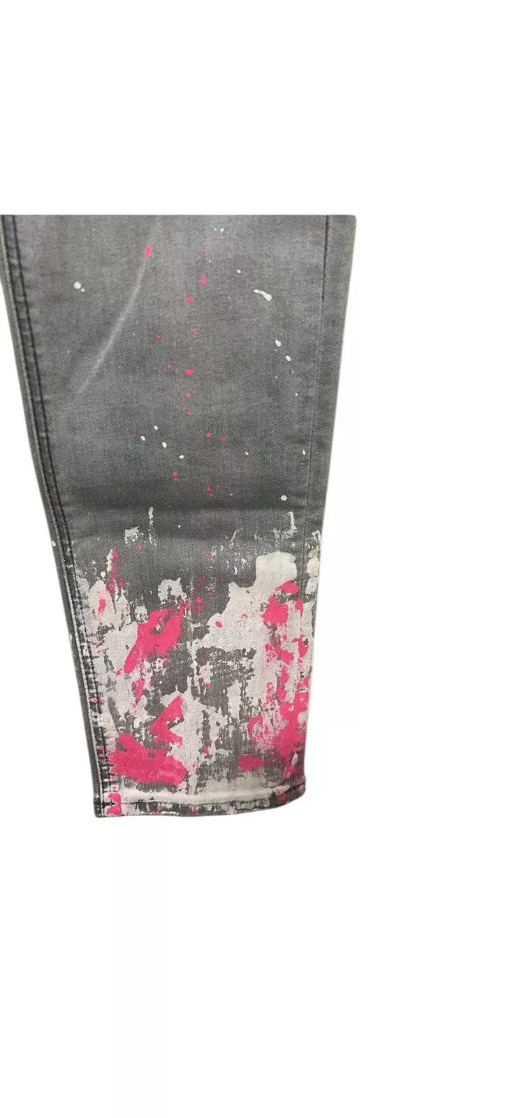 Rockstar Games Denim Rockstar Games Rockstar Patchwork Jeans Ripped Bleached Jeans Sz 30 Multi White