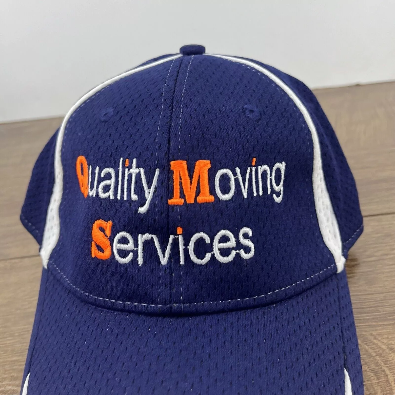 Other Hats Other QMS Hat Quality Moving Services Hat Blue Cap Adjustable Blue
