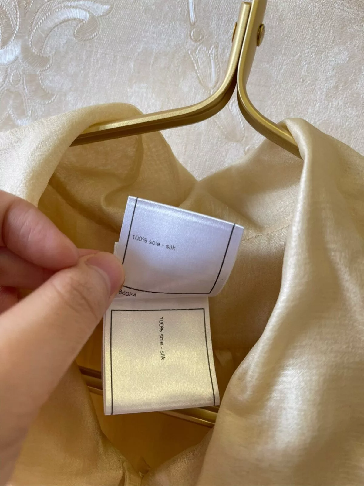 Chanel Blouses CHANEL SILK BLOUSE White