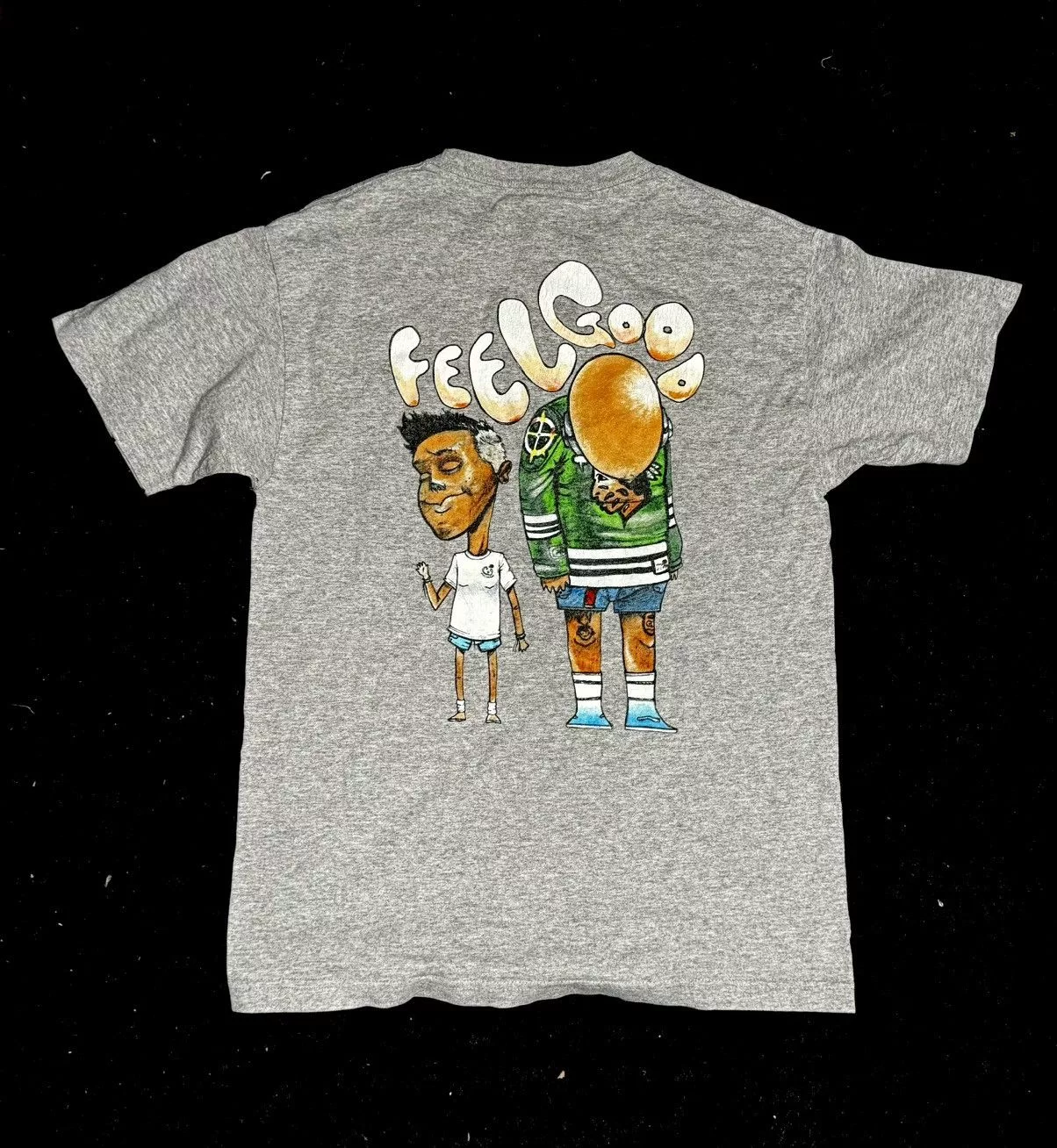 Odd Future Short Sleeve T Shirts Odd Future The Internet Feel Good T Shirt Gray