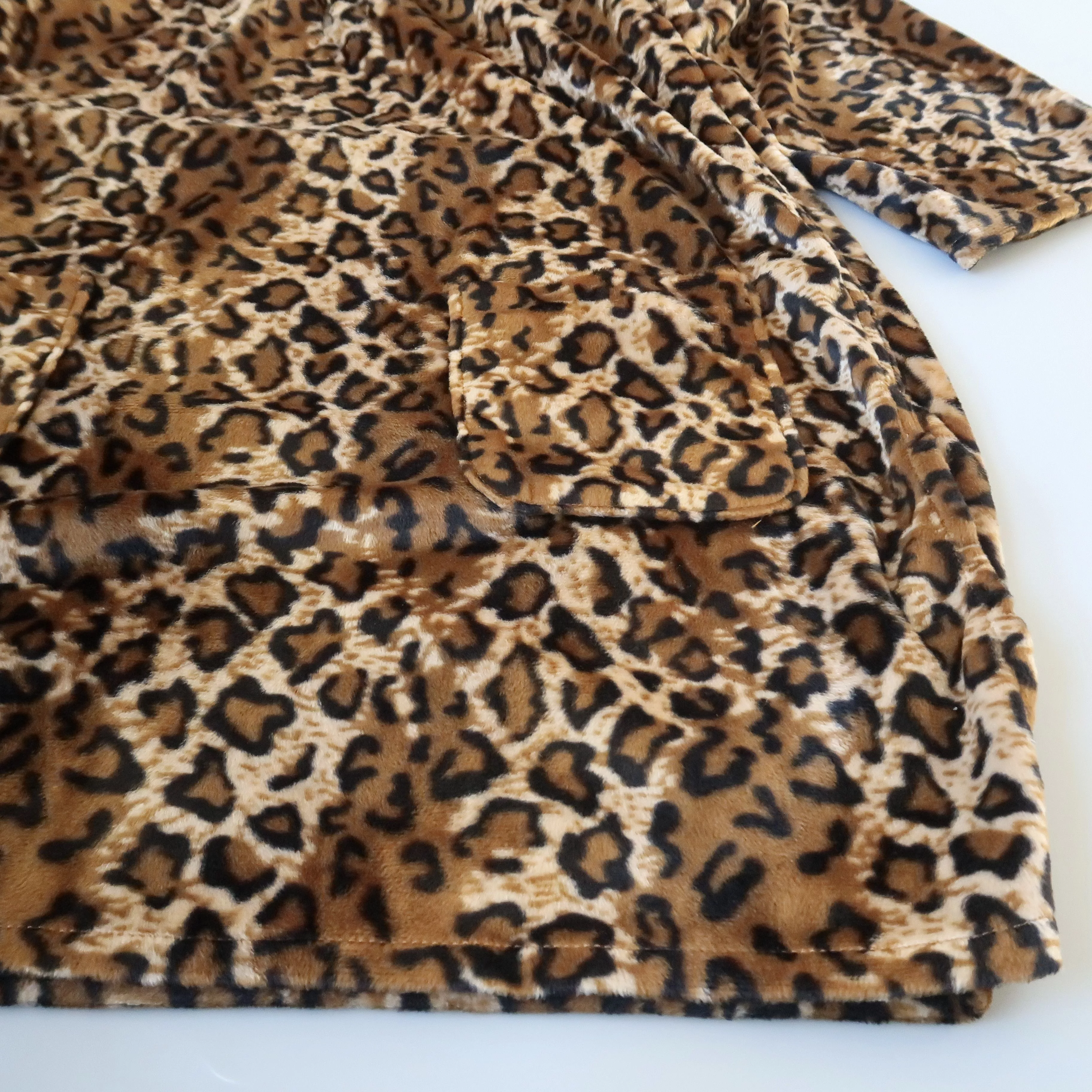 Engineered Garments Blouses FWK Engineered Garments Leopard Velour Tunic Pullover 2 Multi