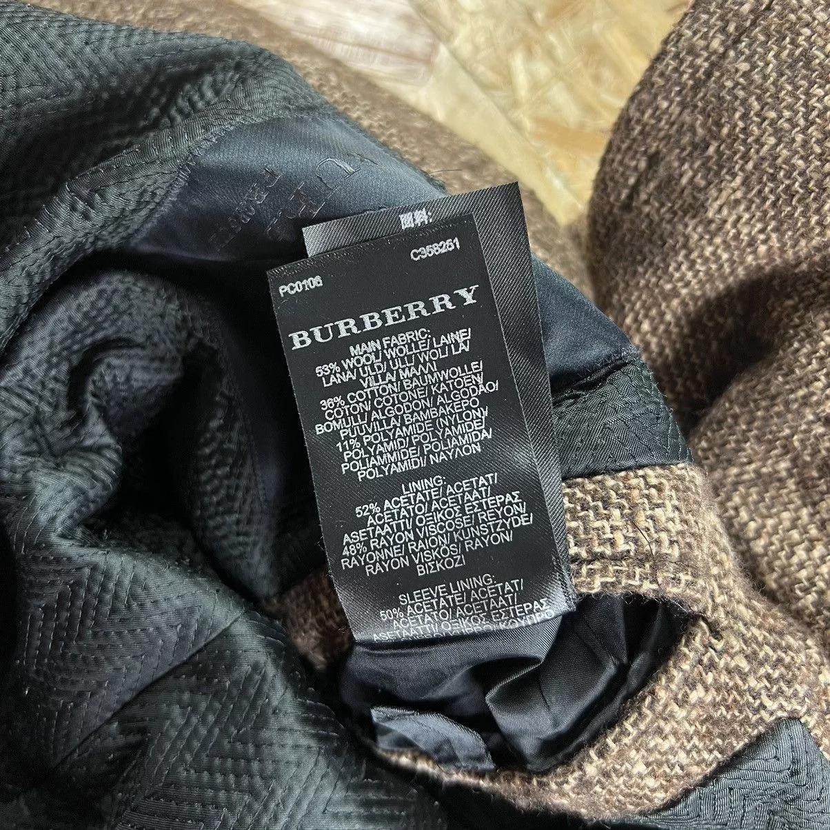 Burberry Prorsum Heavy Coats BURBERRY PRORSUM FALL 2011 CHRISTOPHER BAILEY TRENCH COAT Brown