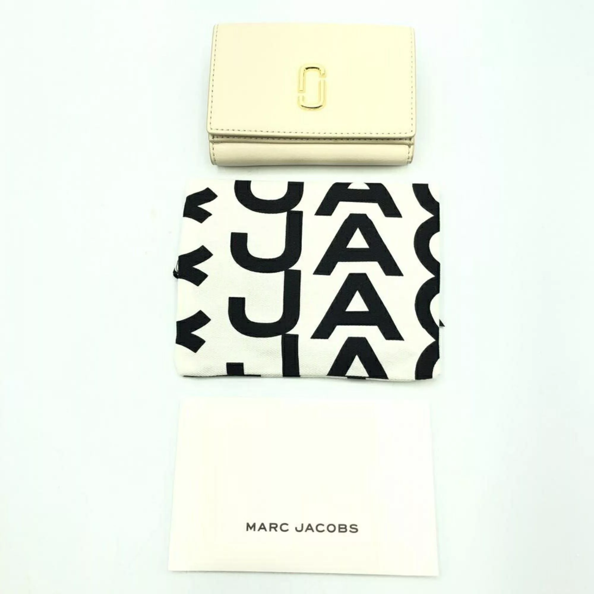 Marc Jacobs Wallets MARC JACOBS Tri-fold Wallet Beige 2S3SMP005S01 Marc Jacobs
