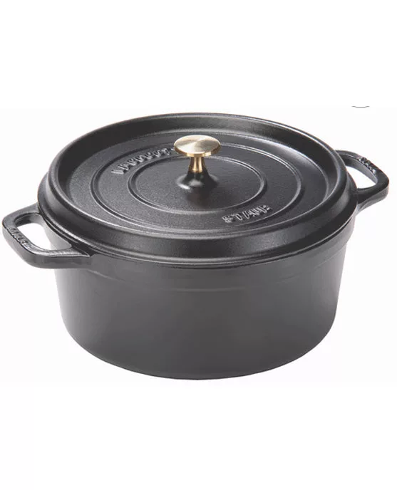 Black Matte  Round 5.5 Round Cocotte