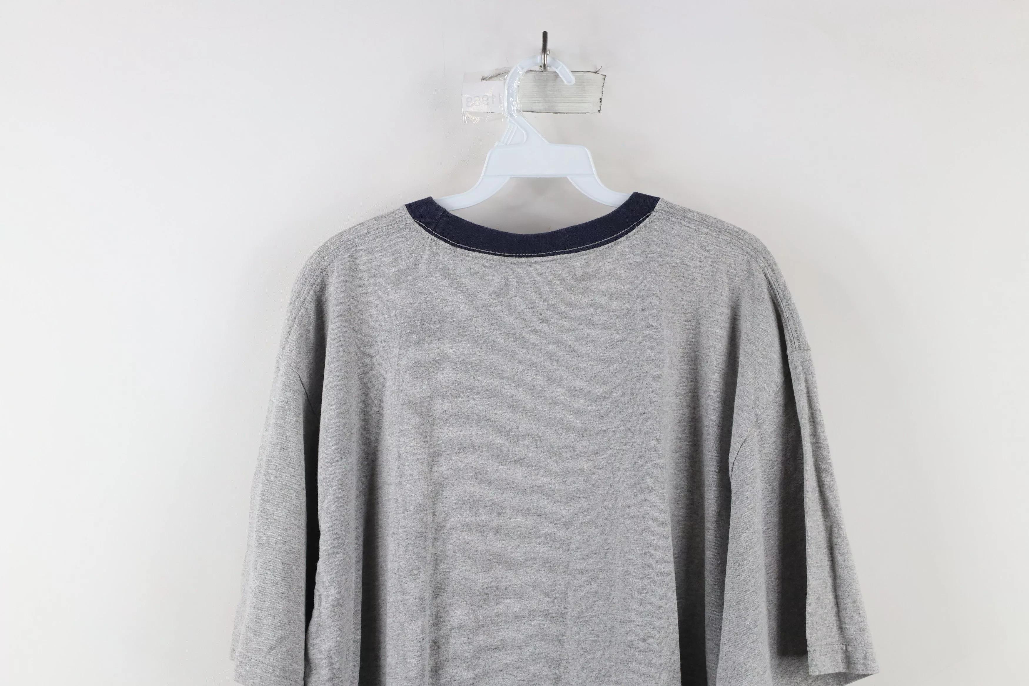 Timberland Short Sleeve T Shirts Timberland × Vintage Vintage 90s Timberland Spell Out Heavyweight T-Shirt Gray