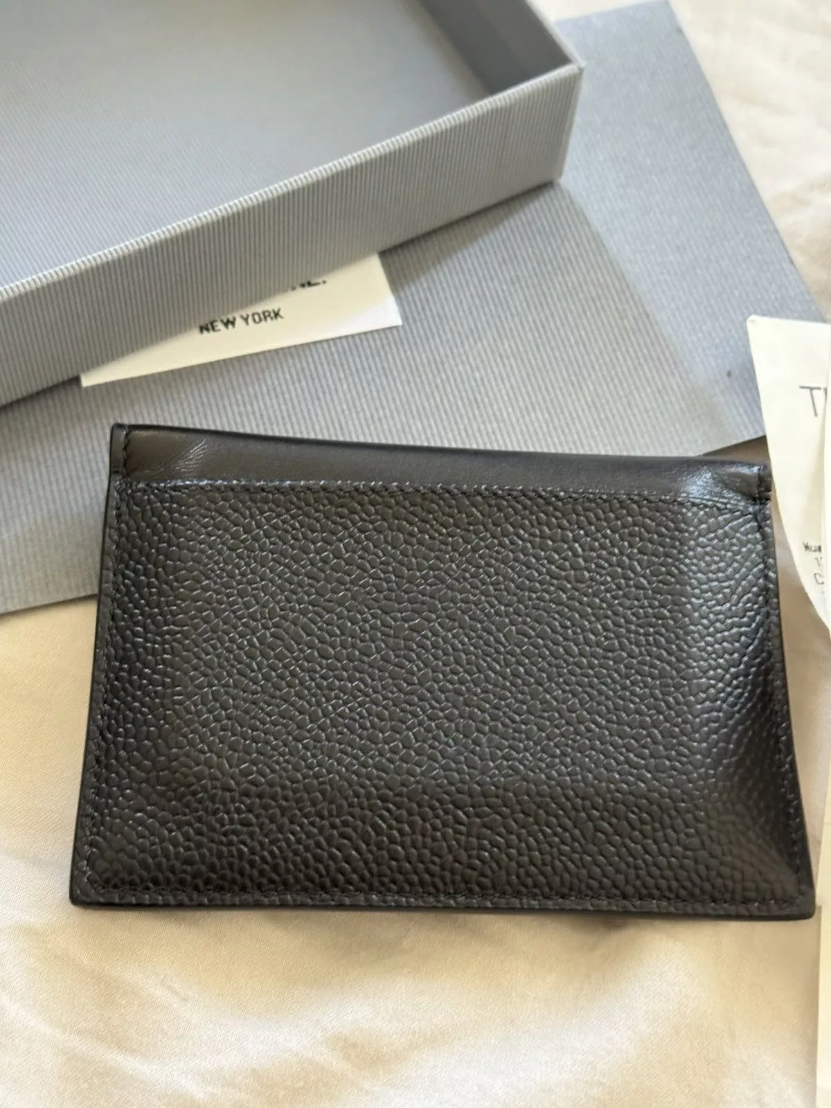 Thom Browne Wallets Thom Browne Envelope card holder Black