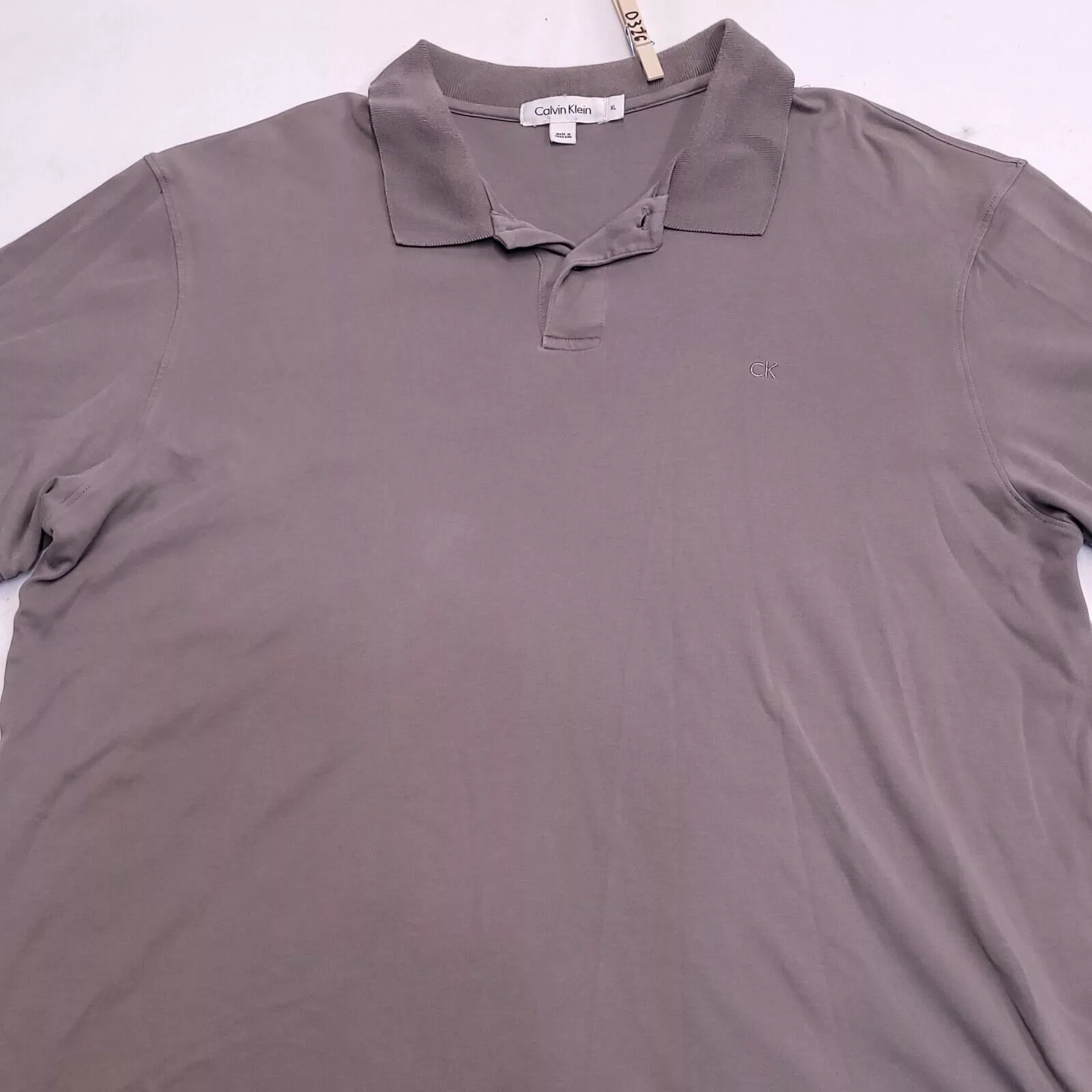 Calvin Klein Polos Calvin Klein Casual polo Shirt Mens Size Extra Large XL Gray