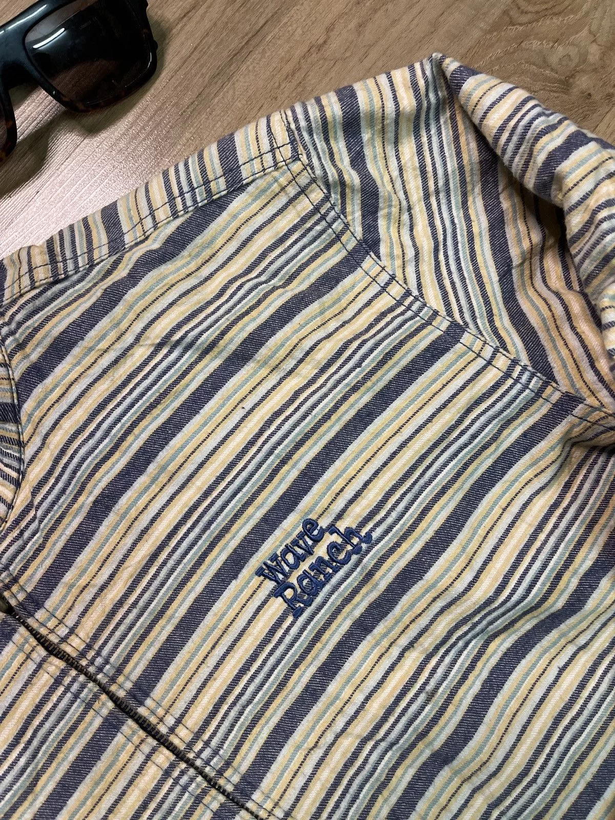 Vintage Light Jackets Vintage Wave Ranch stripe surfer jacket Multi
