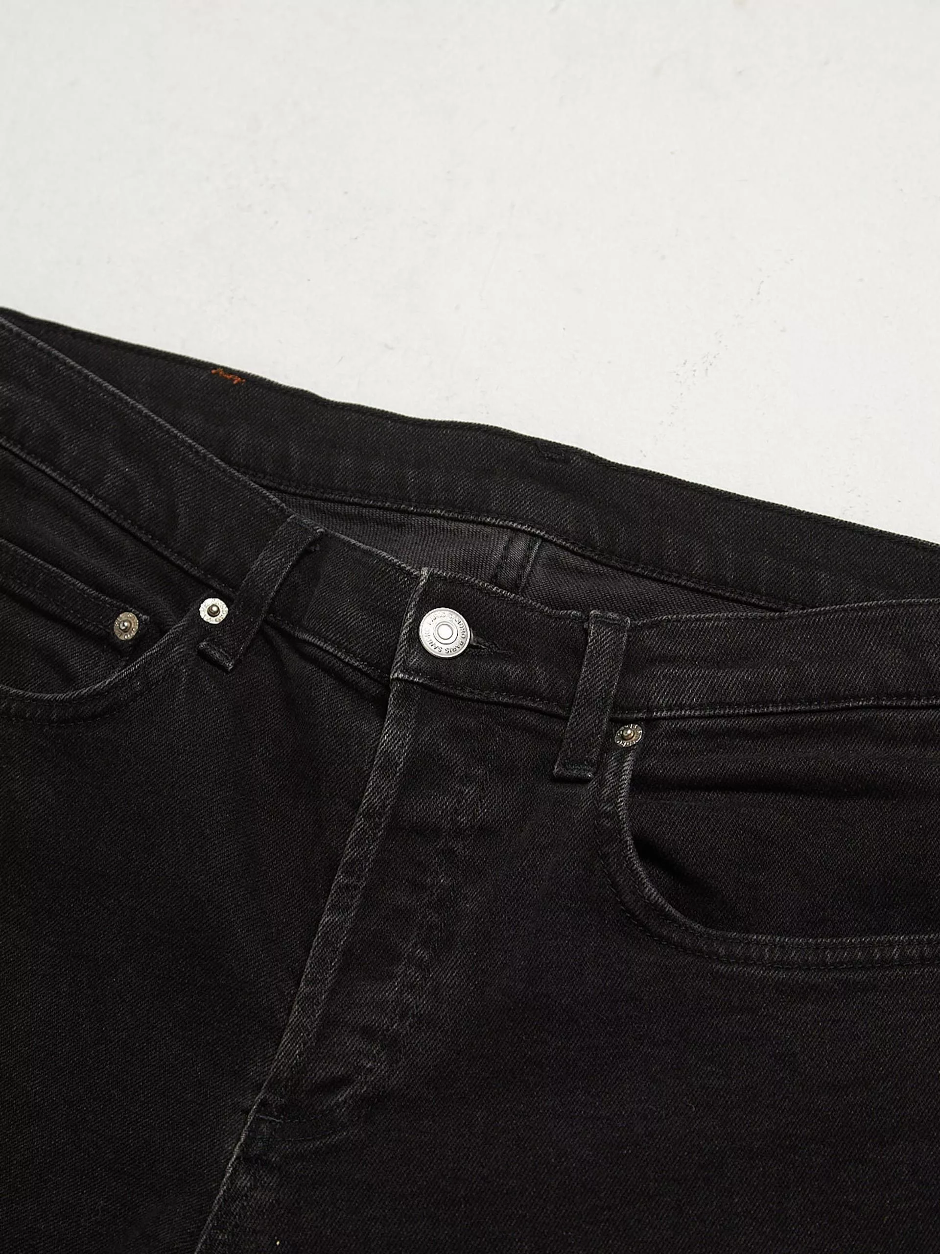 Sandro Denim Sandro Black Buttoned Cotton Jeans