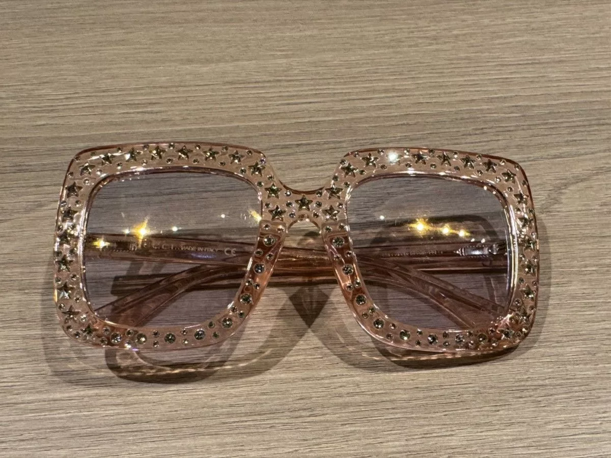 Gucci Sunglasses Gucci runway Pink Square Sunglasses