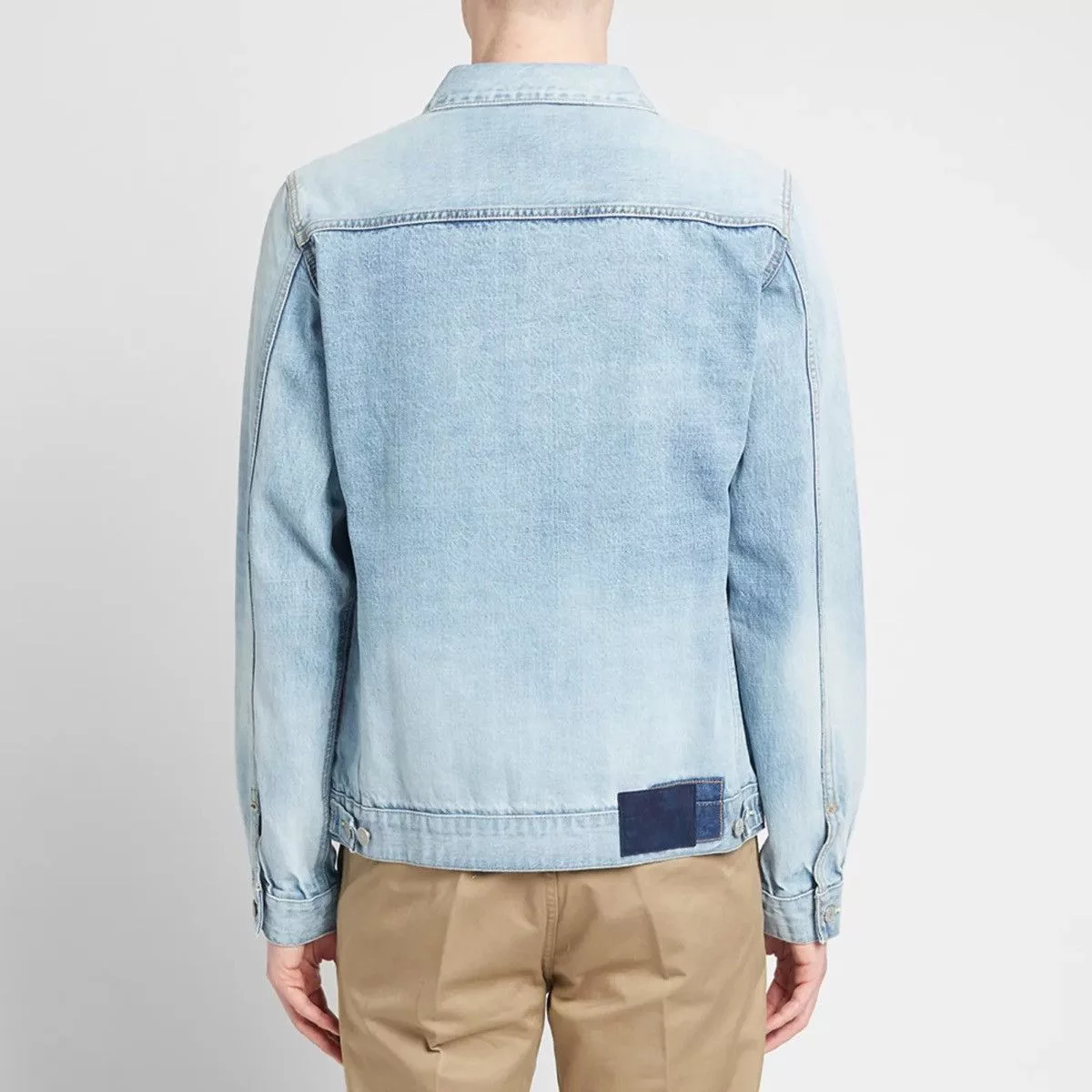 Visvim Denim Jackets Visvim Sz2 19SS 101 Social Sculpture Distressed Denim Jacket Blue