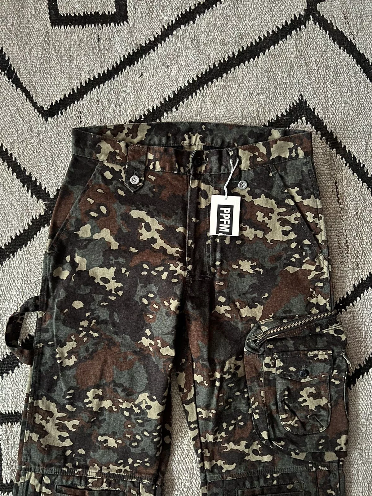 PPFM Casual Pants PPFM multi pocket camo pants