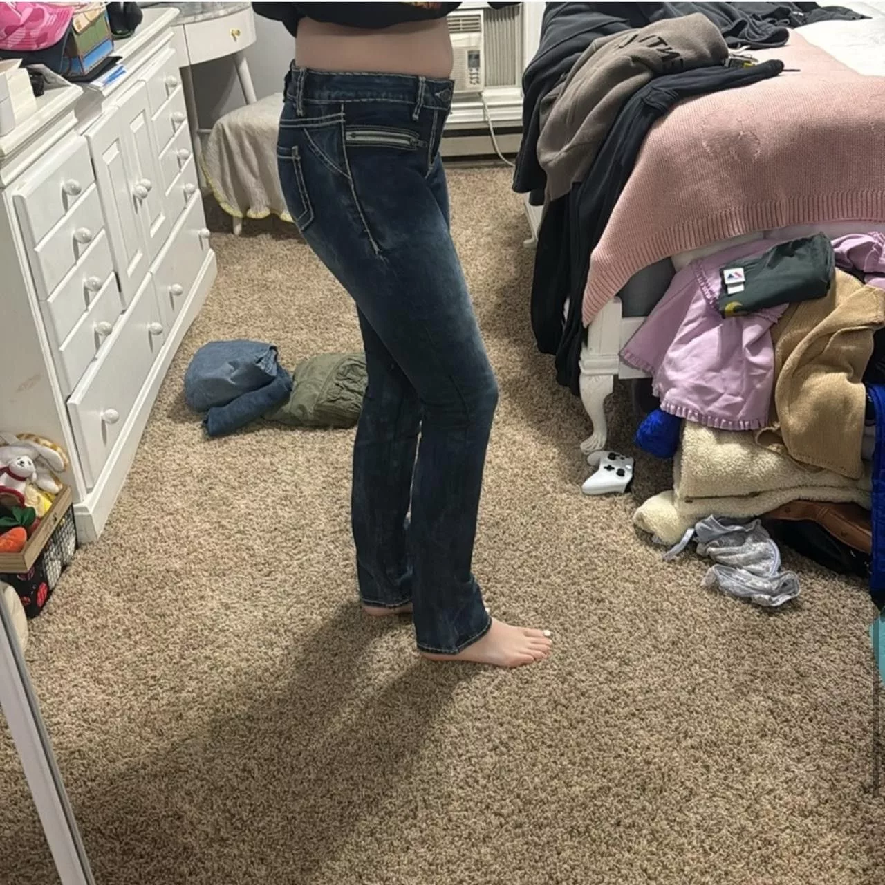 Ed Hardy × Vintage Y2K Ed Hardy Jeans Blue