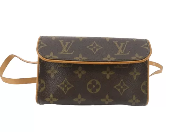 Louis Vuitton Belt Bags Louis Vuitton Pochette Florentine Monogram Canvas Belt Bag Brown