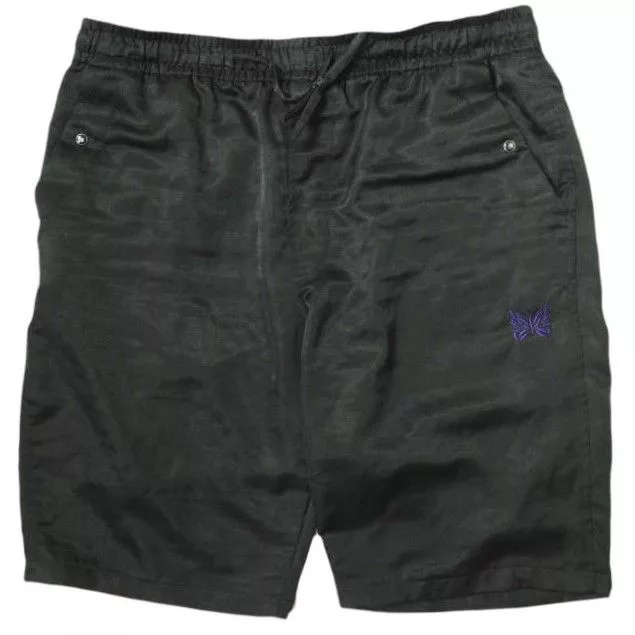 Needles Shorts Poly Slub Sateen String Cowboy Black
