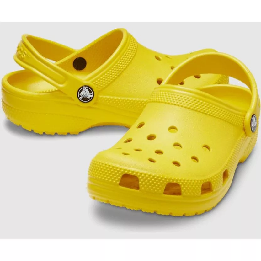 Crocs Slip Ons Crocs Waterproof Comfort Clog Sunflower Unisex M8/W10 Yellow