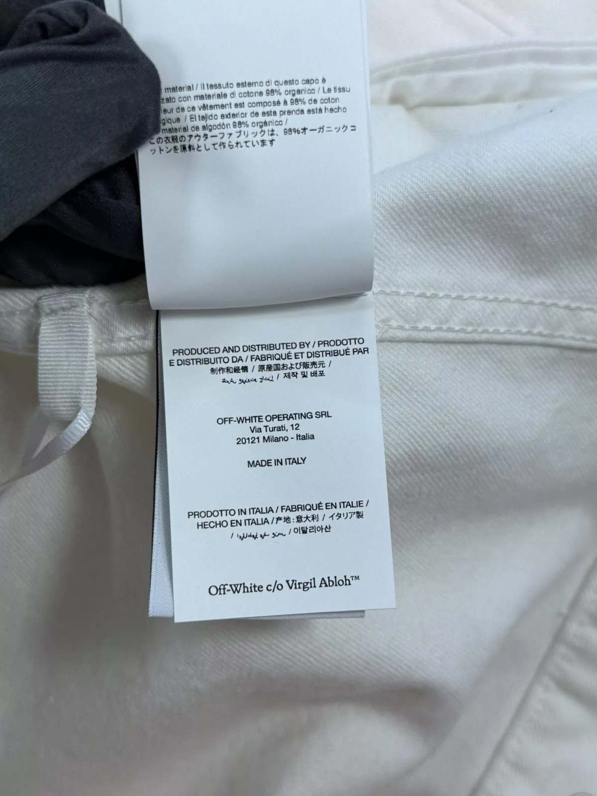 Off-White Vests Off-White OVERSIZED DENIM VEST