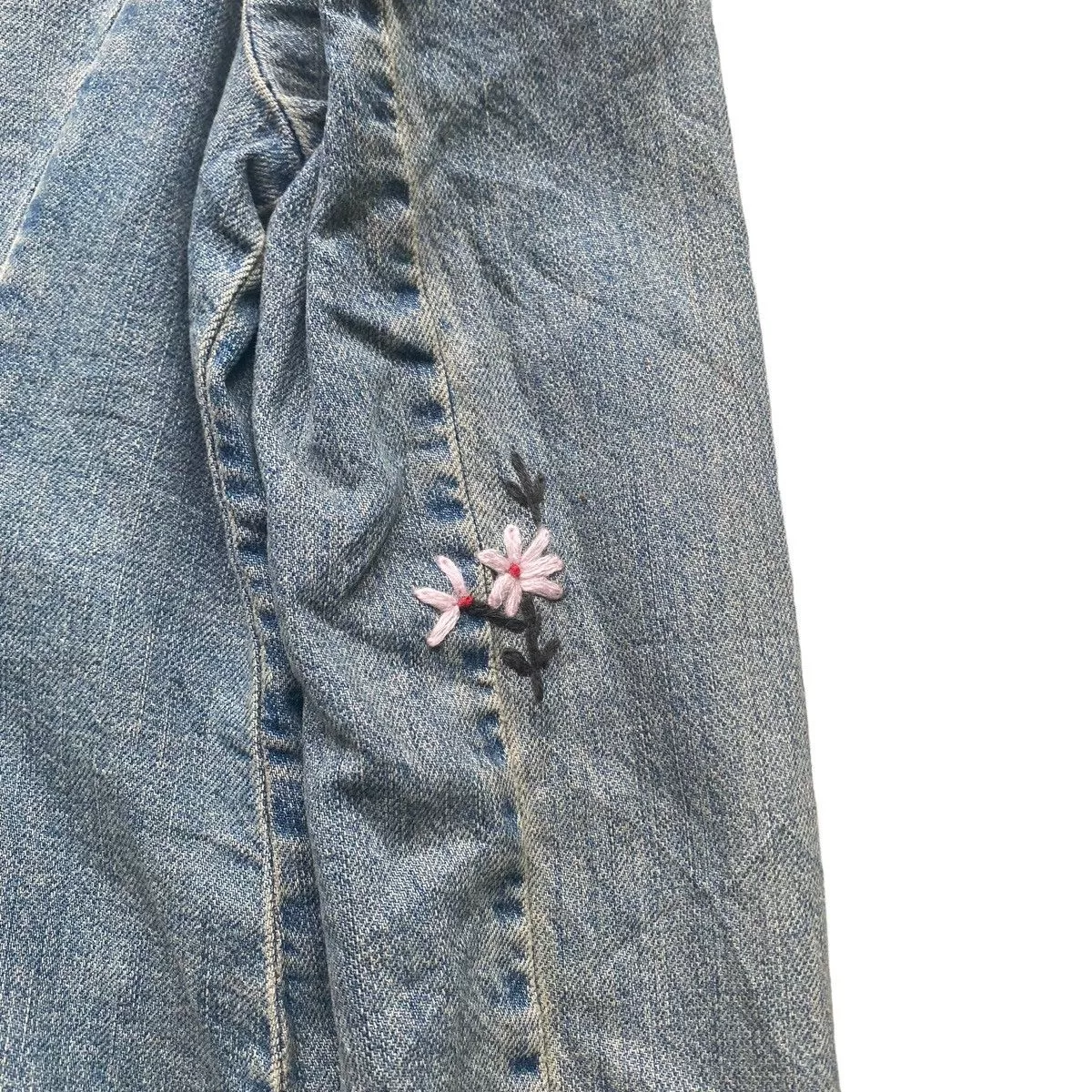 Calvin Klein Denim Jackets Calvin Klein Distressed Denim Jacket Multi