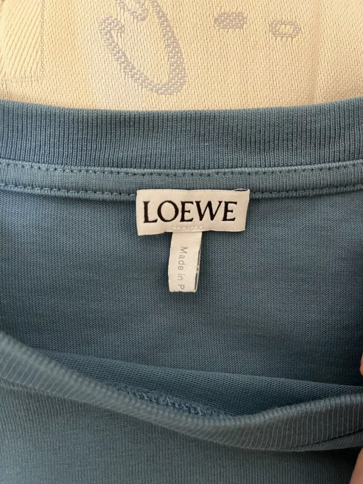 Loewe Short Sleeve T Shirts Loewe T-shirt Blue