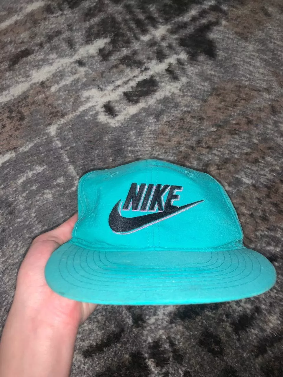 Nike Hats Nike × Vintage Nike 80s metal nylon drill cap Green Streetwear