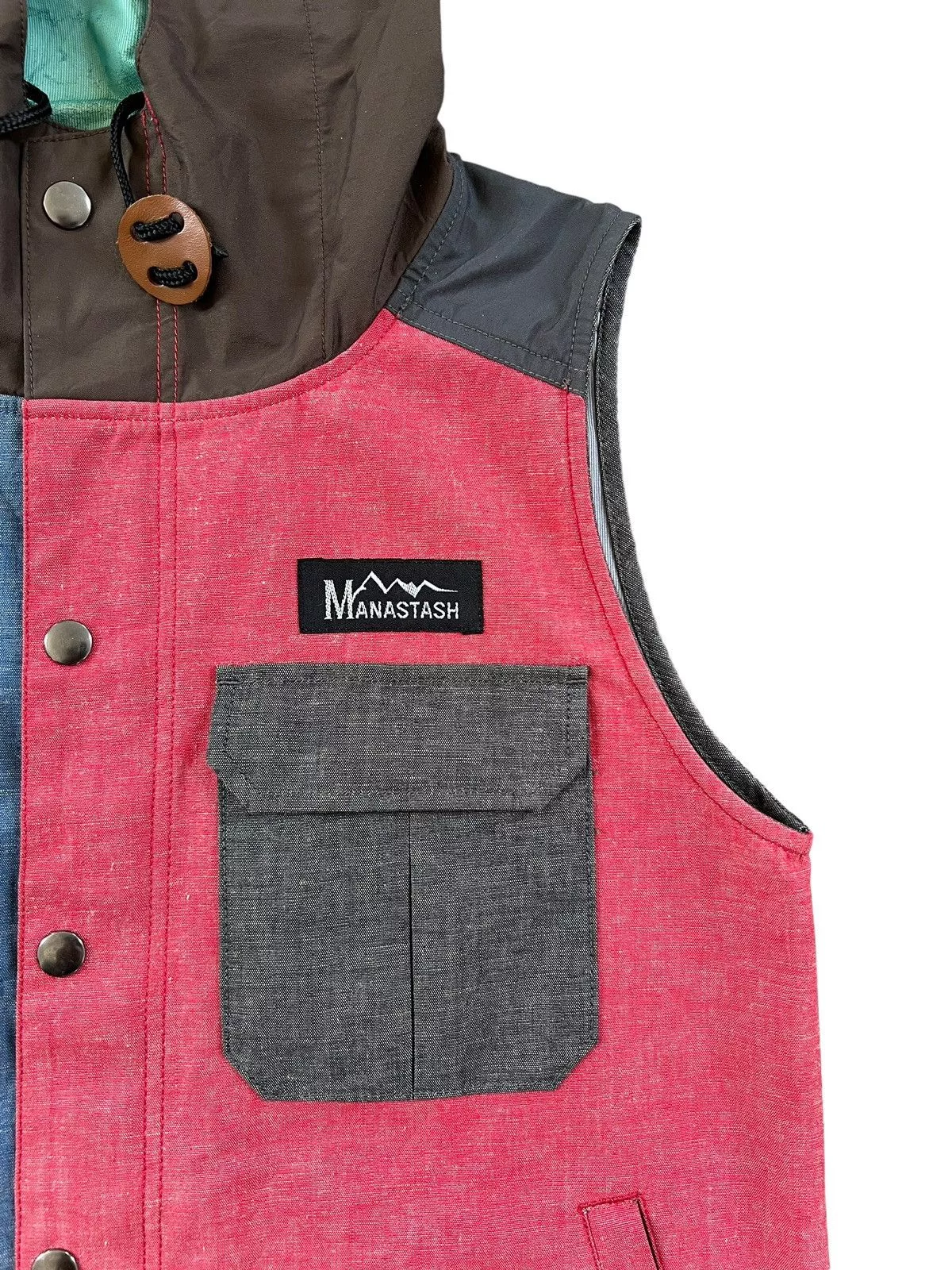Manastash Vests Manastash Multicolor Hooded Vest