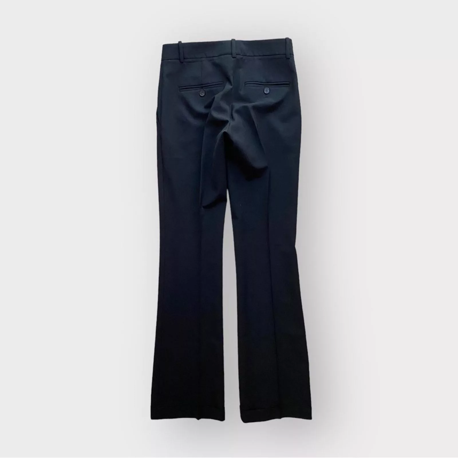 Theory Pants Theory Demitria 4 Stretch-Wool Flared Pants Black