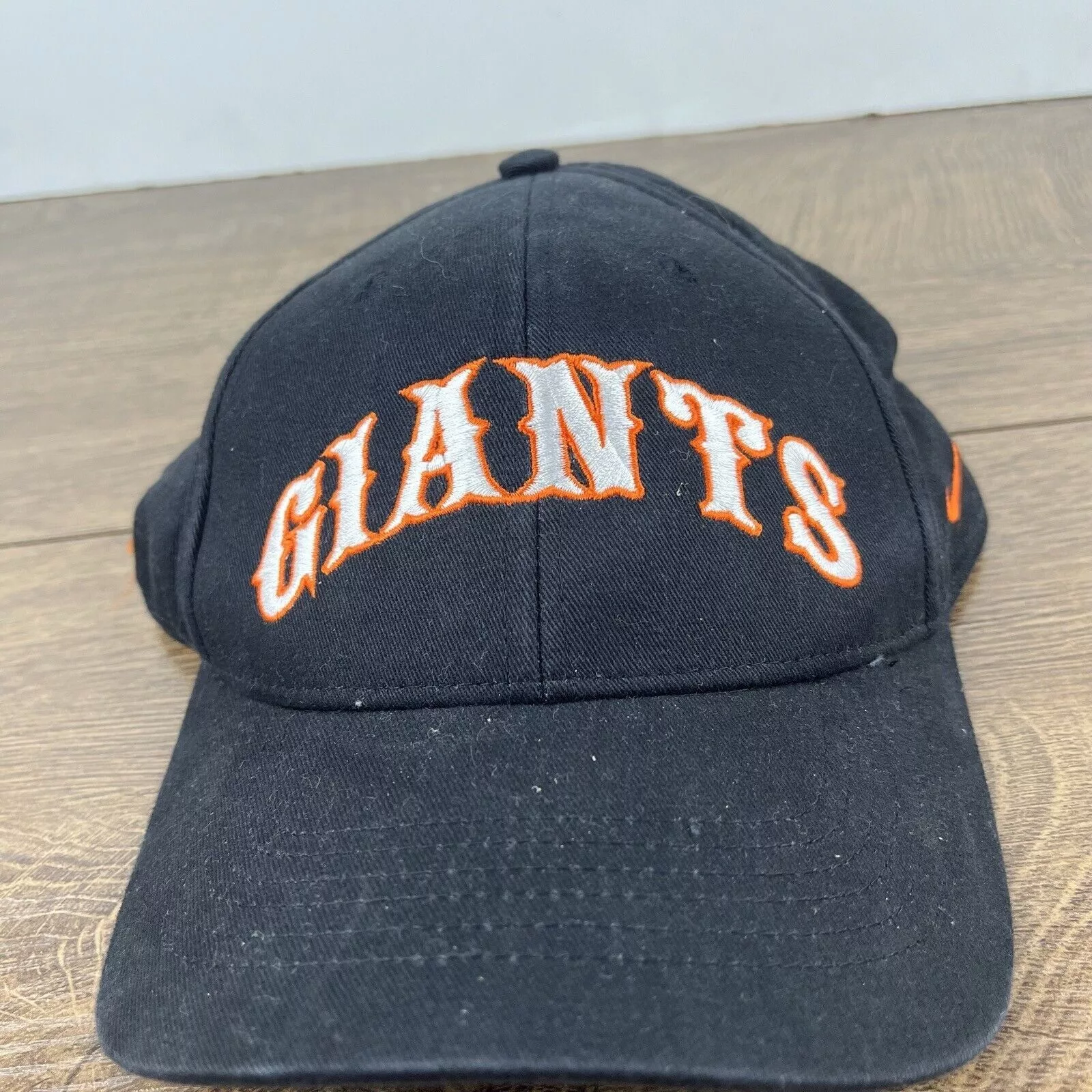 Nike Hats San Francisco Giants CHILD Hat Nike Black Hat Adjustable Bla