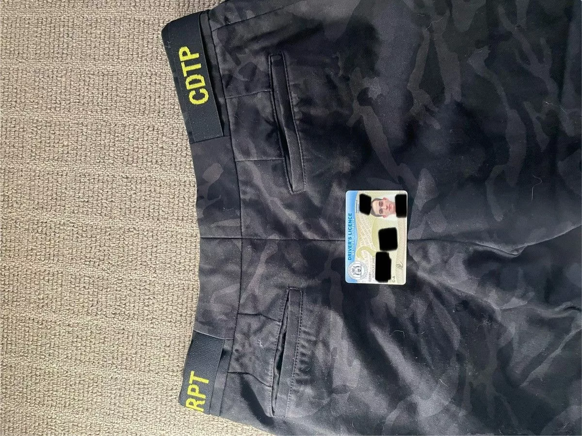 Raf Simons Casual Pants Raf Simons × Sterling Ruby Raf Simons x Sterling Ruby Camo Pants Blue