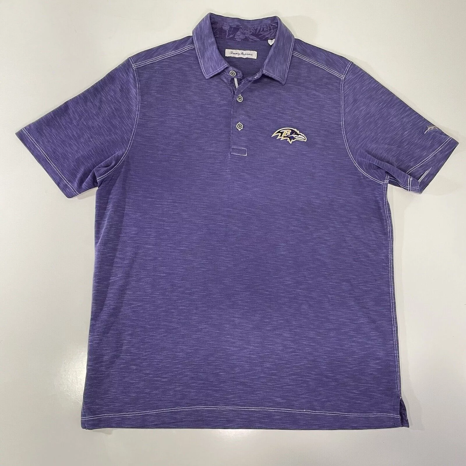 Tommy Bahama Polos Baltimore Ravens Tommy Bahama Polo Purple Island Shirt Sz M
