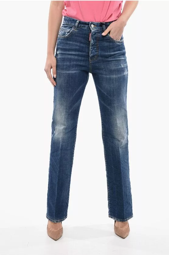 Dsquared2 Jeans Dsquared2 og1mm0624 Roadie Fit Jeans in Blue