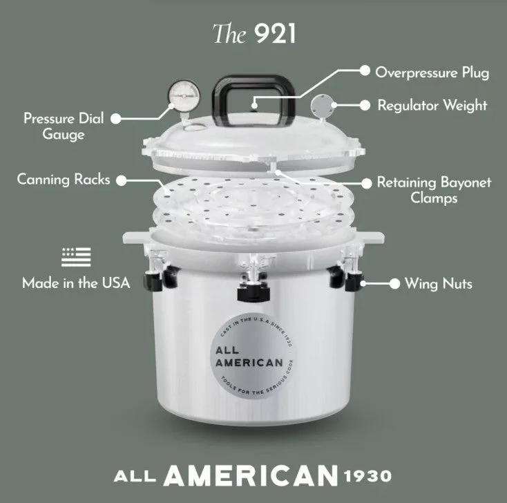 21.5 QT Pressure Cooker/Canner