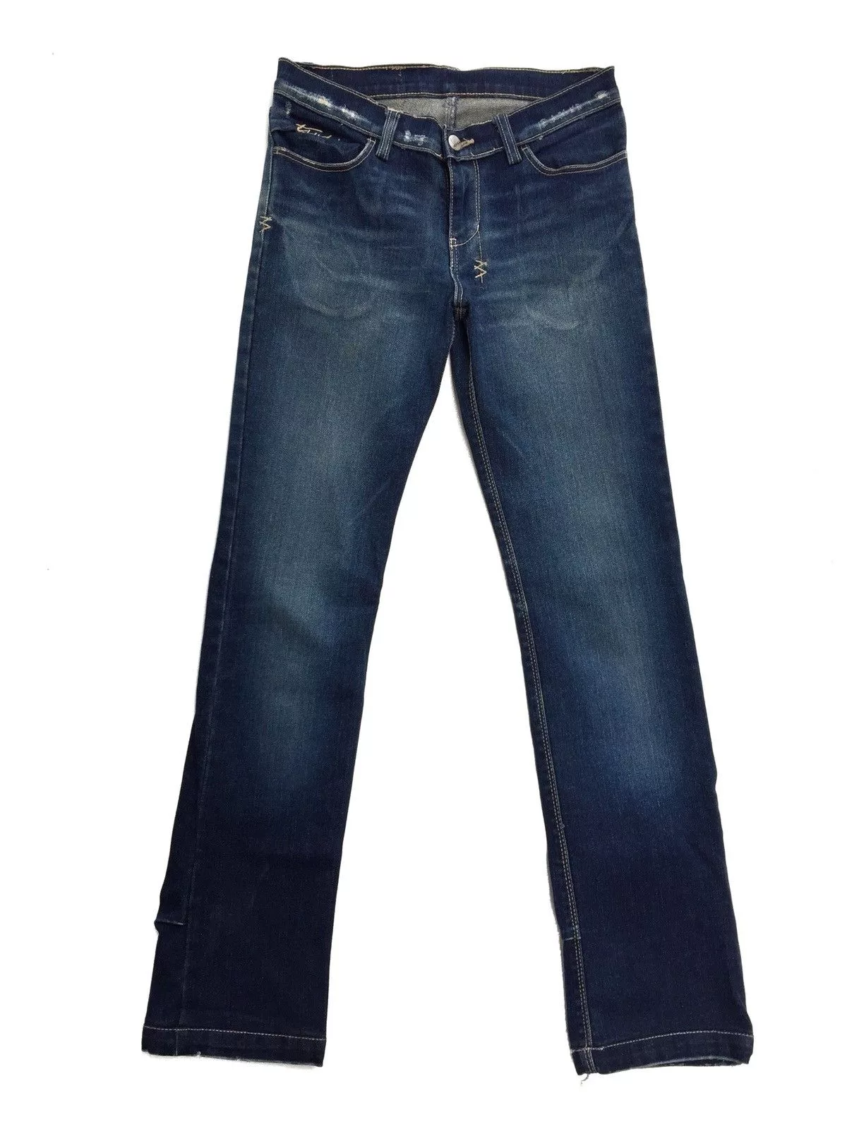 Ksubi Denim KSUBI Distressed Rip Van Winkle Jeans Blue